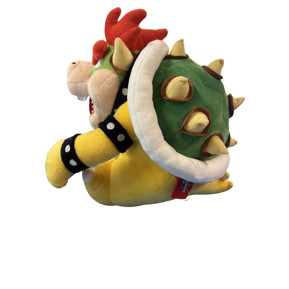 Super Nintendo Mario World Bowser Stuffed Toy Universal Studios Approx 12" - Picture 3 of 10